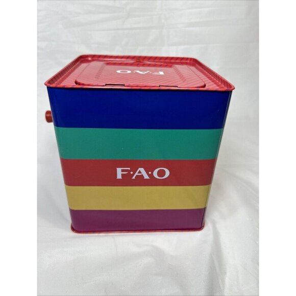 FAO Schwarz Jack In The Box 2011 Musical Tin Pop-Up Toy Soldier Bear C1 - Picture 8 of 9